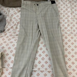 Zara gray plaid pants